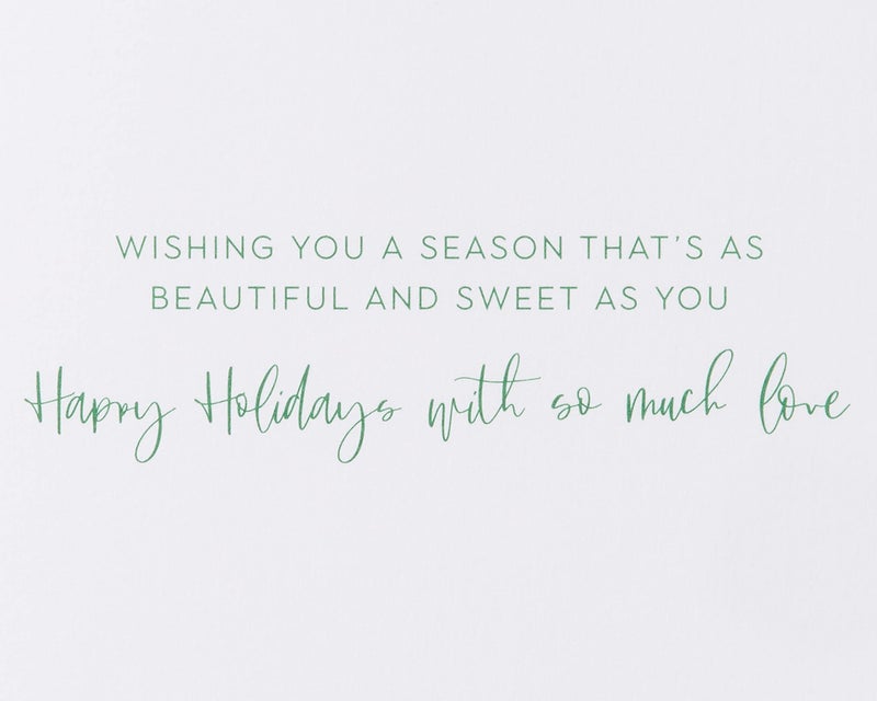 Papyrus Holiday Card for Daughter (Beautiful and Sweet as You) - Image 3